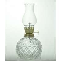 Small glass kerosene lamp candlestick decorative lamp, religious lamp