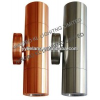 Up and down outdoor 316 stainless steel or copper wall mounted outdoor wall lamp