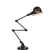 Unique Design Most Popular Vintage Loft Industrial Retractable Desk Light Black Metal Table Lamp In Zhongshan