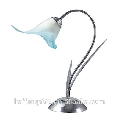 flower shape glass table lamp